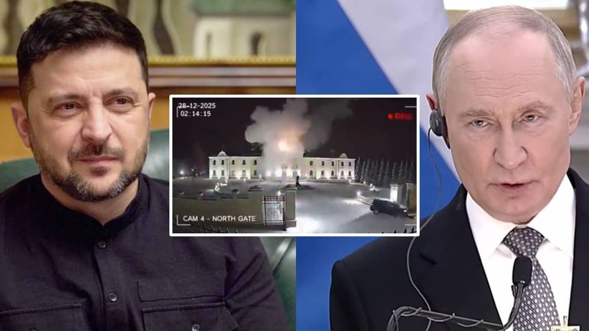 Russia Releases Video Showing Putin’s Residence 'Hit By Ukrainian Drone', Authenticity Question Looms