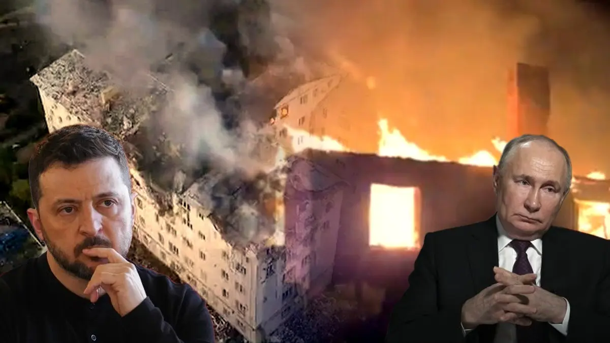 Russia Strikes Ukraine On Day Of Zelenskyy-Trump Meeting In US