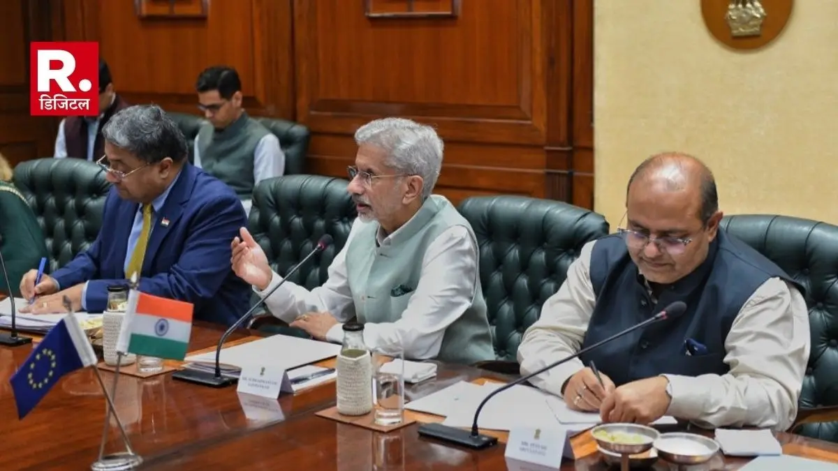 S Jaishankar meets EU trade delegation