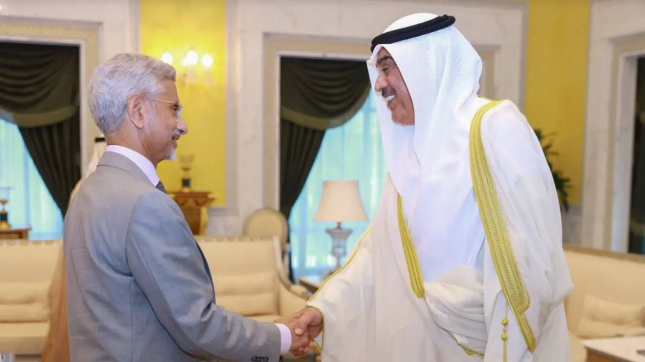 S Jaishankar meets Kuwait Crown Prince Sheikh Sabah Khalid Al-Sabah