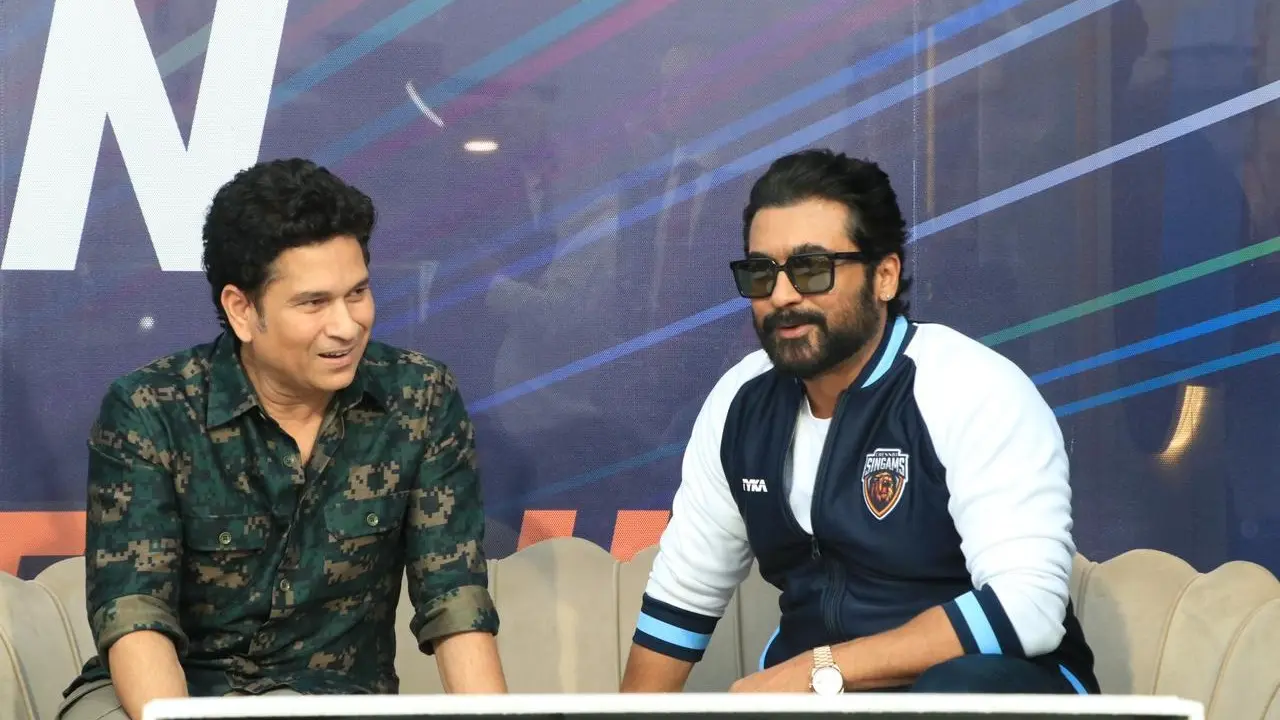 Sachin And Suriya At ISPL league