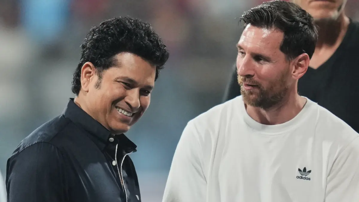 Sachin Tendulkar and Lionel Messi