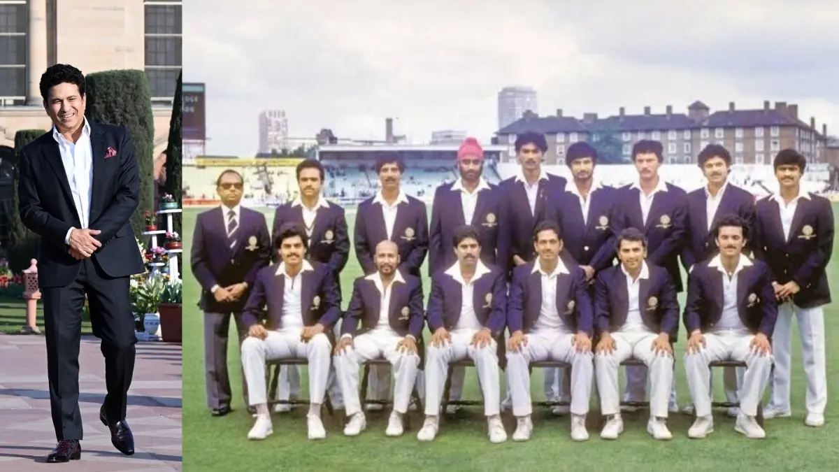 Sachin Tendulkar honours the 1983 World Cup winners on anniversary