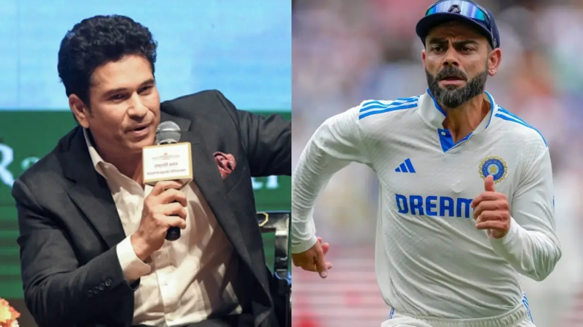 Sachin Tendulkar (L), Virat Kohli (R)