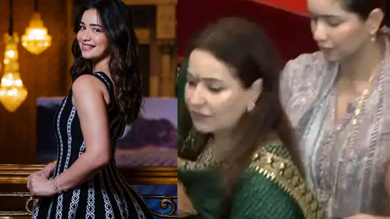 sachin Tendulkar offers prayers at Lalbaugcha Raja Mumbai ganesh Chaturthi sara Tendulkar wins heart