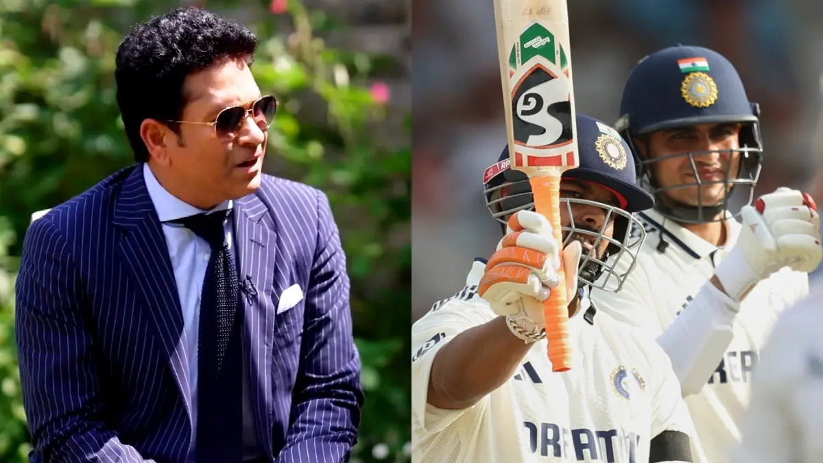 Sachin Tendulkar, Shubman Gill, Rishabh Pant