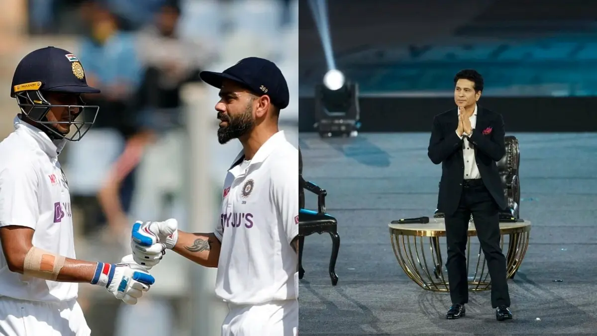 Shubman Gill Becomes 37th Test Player To Join An Elusive List Of Indian Legends Featuring Virat Kohli And Sachin Tendulkar Sachin Tendulkar, Virat Kohli and Shubman Gill