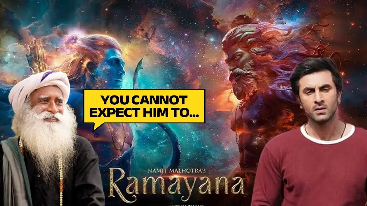 Sadhguru Opines On Casting Of Ranbir Kapoor As Lord Ram In Ramayana.