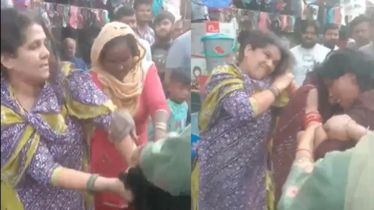 Viral Video Shows Women Dragging Each Other by Hair