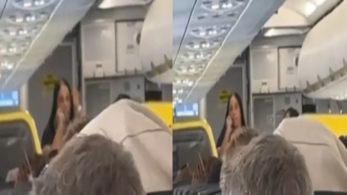 Flight Attendant’s Hilarious Safety Briefing Goes Viral, Internet Split Over Her Style