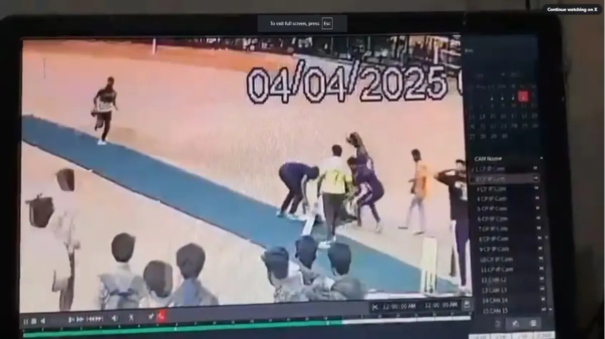 Disturbing Video: Hyderabad BTech Student Dies of Heart Attack While Playing Cricket