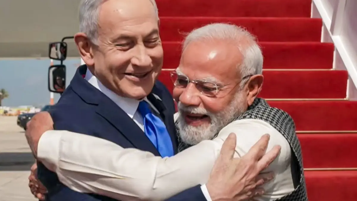 Saffron Moment, Historic Speech, Birthday Connection & More: Top 10 Highlights Of PM Narendra Modi's Day 1 In Israel Saffron Moment, Historic Speech, Birthday Connection & More: Top 10 Highlights Of PM Narendra Modi's Day 1 In Israel