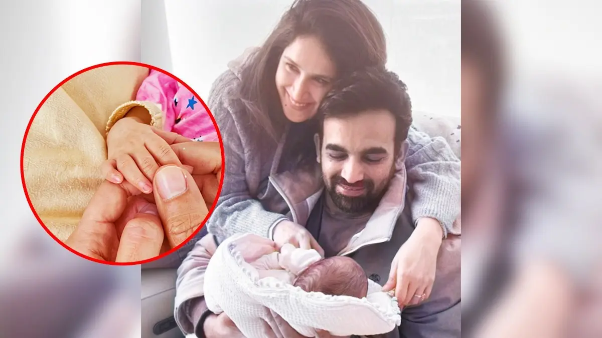 Sagarika Ghatge and Zaheer Khan shares first photo of their son.