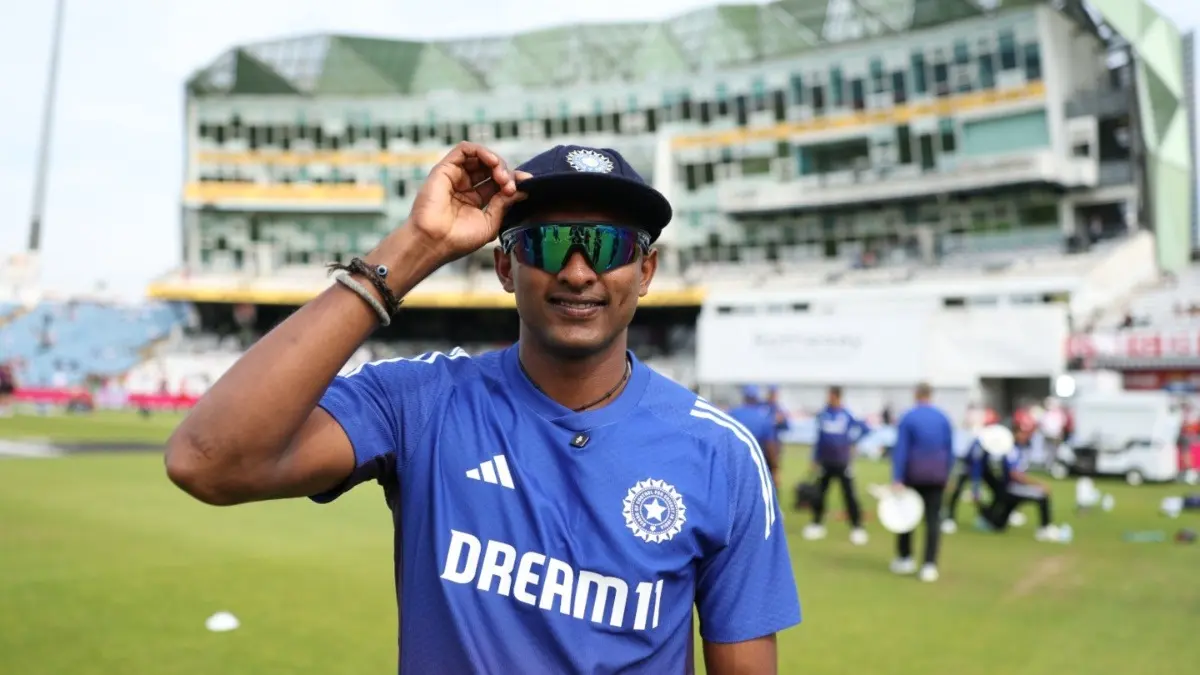 ENG vs IND: Sai Sudharsan Joins Unwanted List Following Four-Ball Duck On Test Debut At Headingley Sai Sudharsan poses with his Test cap ahead of Headingley Test