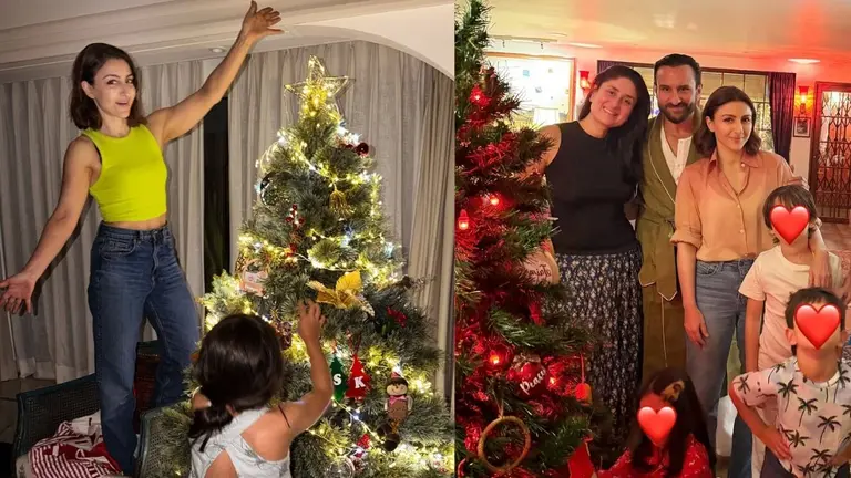 सैफ-करीना ने फैमिली के साथ शुरू किया क्रिसमस वीक सेलिब्रेशन, तैमूर-जेह की क्यूटनेस पर फैंस फिदा Saif Ali Khan-Kareena Kapoor Christmas Celebration