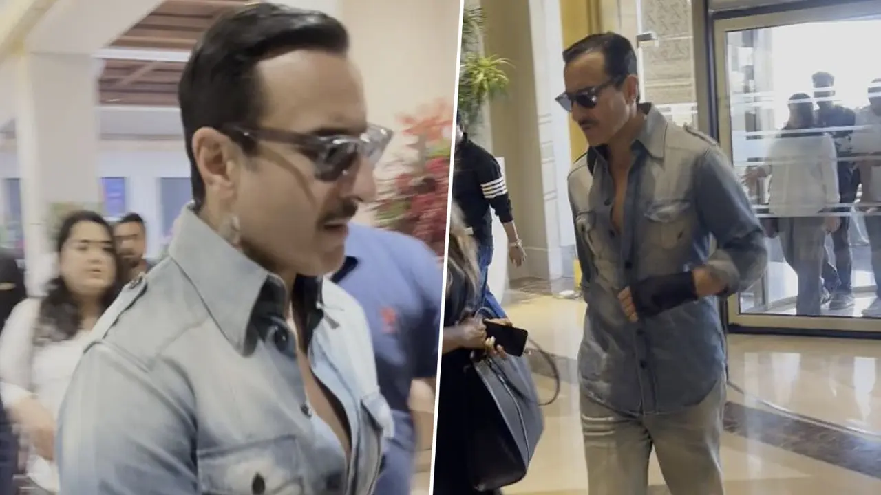 Saif Ali Khan snapped at Next On Netflix event in Mumbai