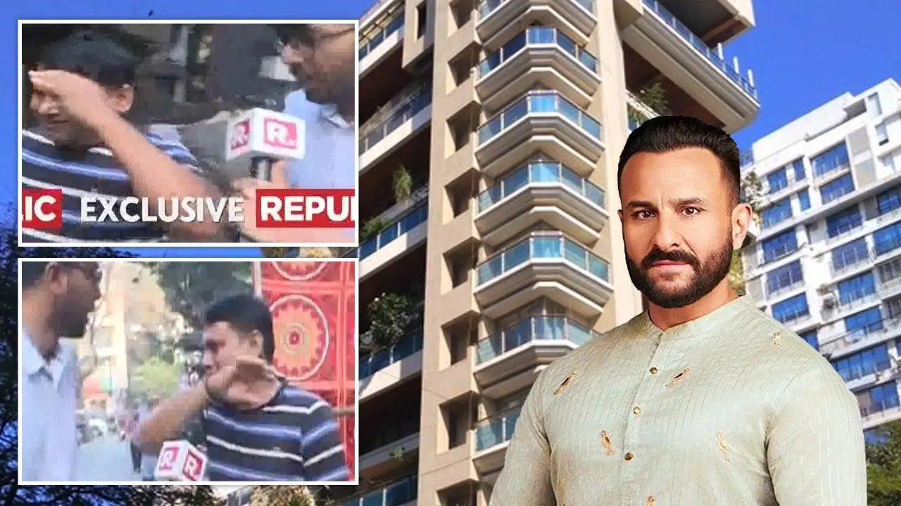 Republic Confronts Guard At Saif Ali Khan's Building With Burning Questions About Security Lapse During Attack | Watch Saif Ali Khan was attacked on January 16 at his Bandra home