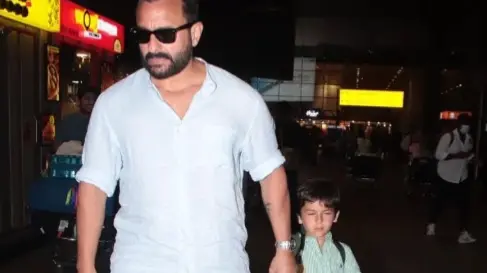 saif ali khan with taimur
