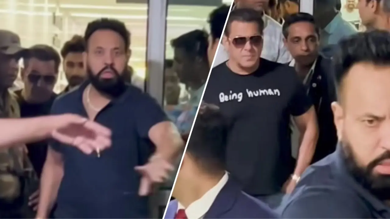 Salman Khan's bodyguard Shera misbehaves with paps