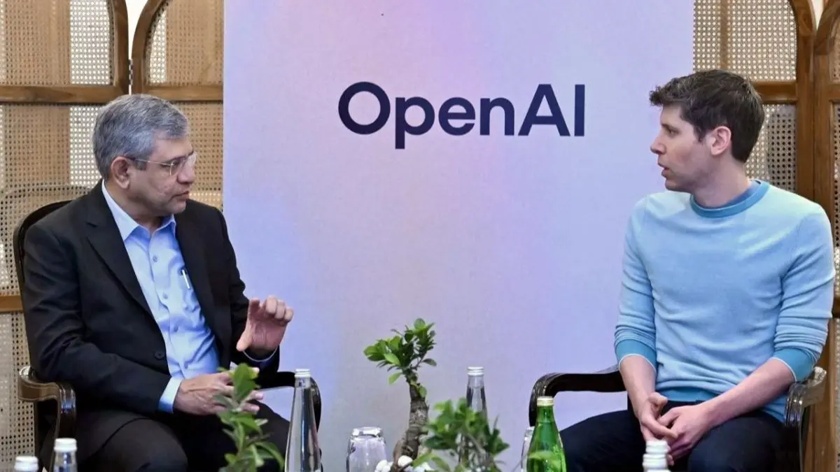 OpenAI CEO Sam Altman Bets Big on India, Says It's Going to Be 'One of Our Biggest Partners' Sam Altman Ashwini Vaishnaw