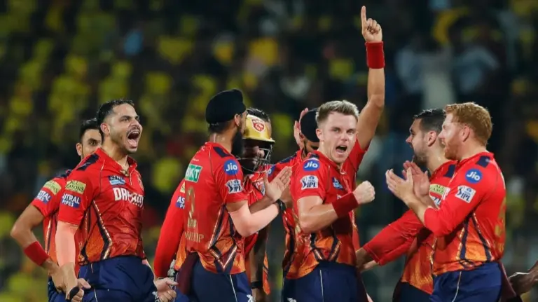 Punjab Kings Likely To Go Through Major Revamp For IPL 2025: Reports Sam Curran celebrates a fall of wicket