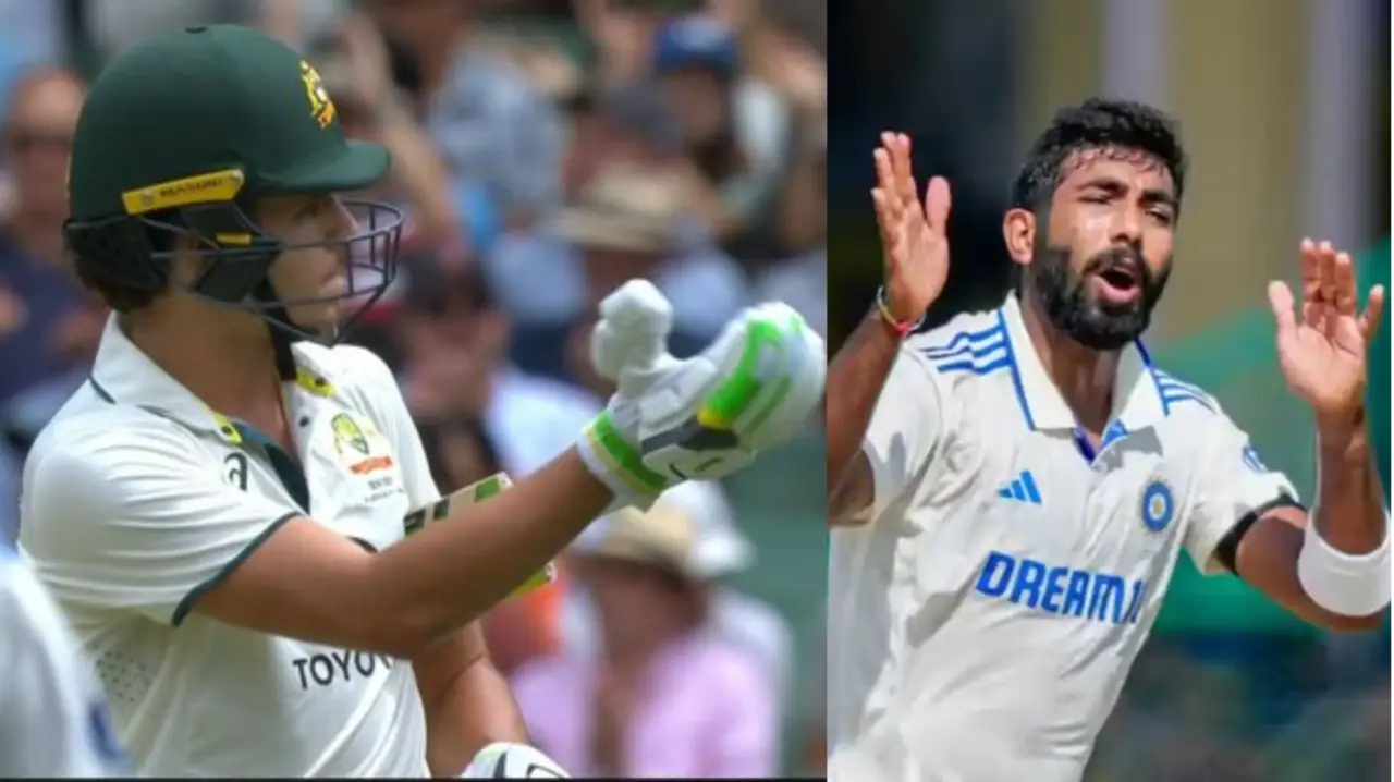 Sam Konstas and Jasprit Bumrah