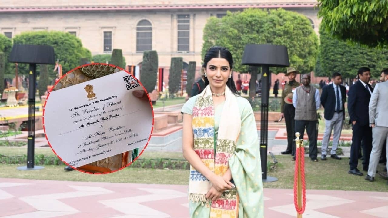 Samantha Ruth Prabhu Attended Republic Day At Home Reception