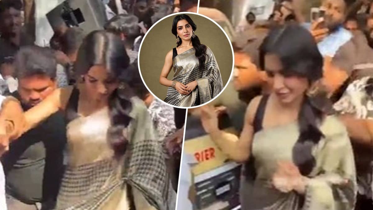 Samantha Ruth Prabhu was mobbed at an event 