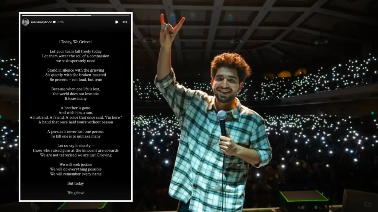 Samay Raina on Pahalgam terror attack