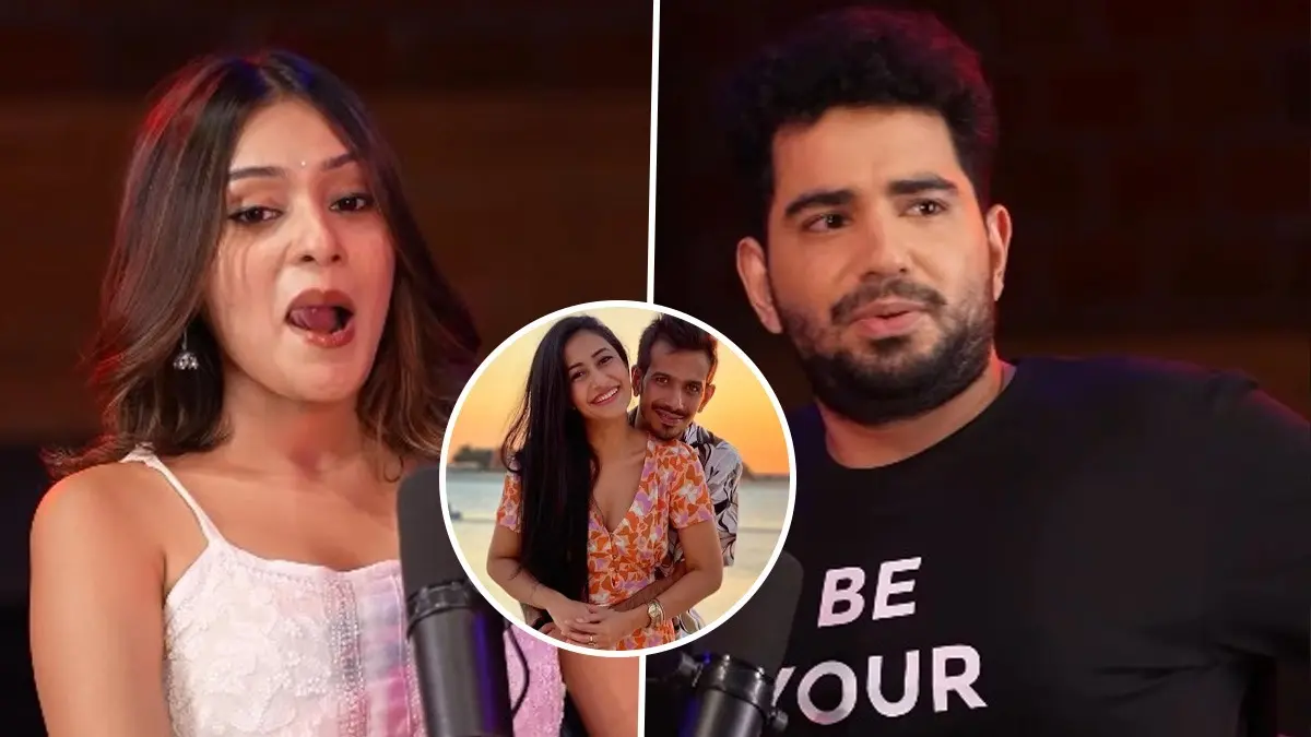 RJ Mahvash Walks Off As Samay Raina Takes Dig At Dhanashree Verma's Cheating Claims Against Ex-husband Yuzvendra Chahal Samay Raina's jibes at Yuzvendra Chahal-Dhanashree Verma divorce