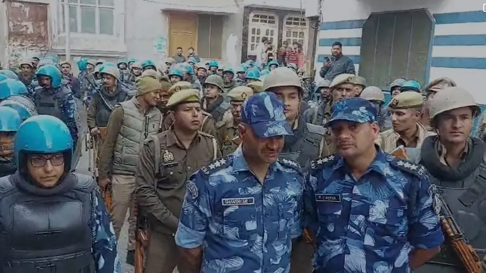 Sambhal Heavy police force deployed