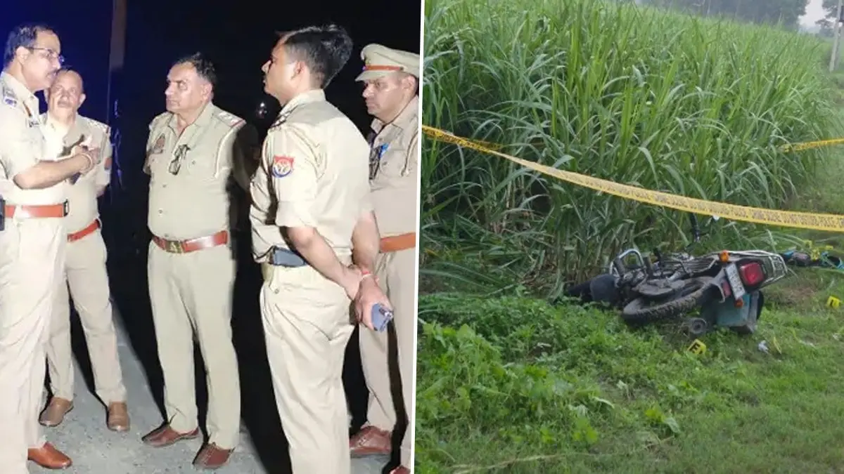 sambhal police encounter acid attack accused