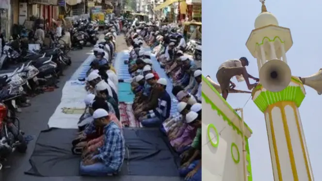 SAMBHAL POLICE ON NAMAZ