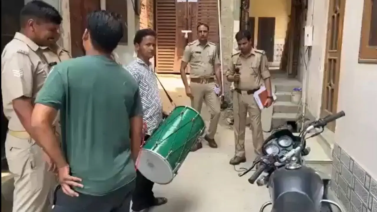 Sambhal police pasted notices