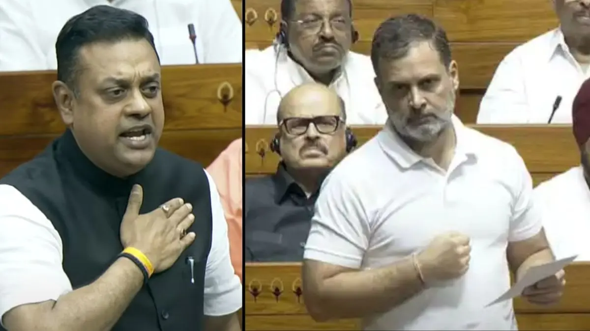 Sambit Patra, Rahul Gandhi