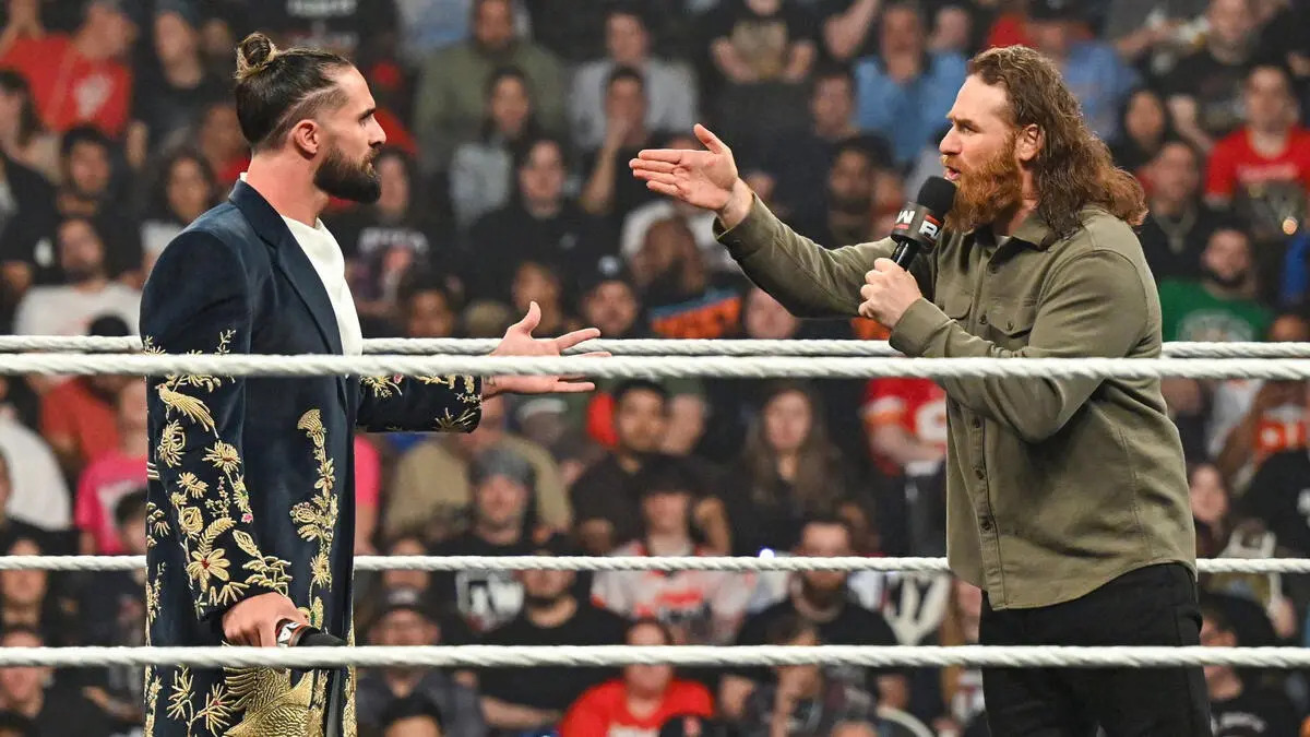 Sami Zayn and Seth Rollins