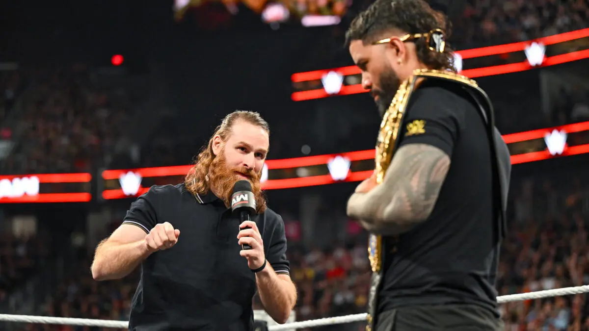 WWE Hint At Another High-Octane Clash For Backlash As Rumours Around Sami Zayn Turning Heel Gets Stronger Sami Zaynb and Jey Uso during Monday Night RAW