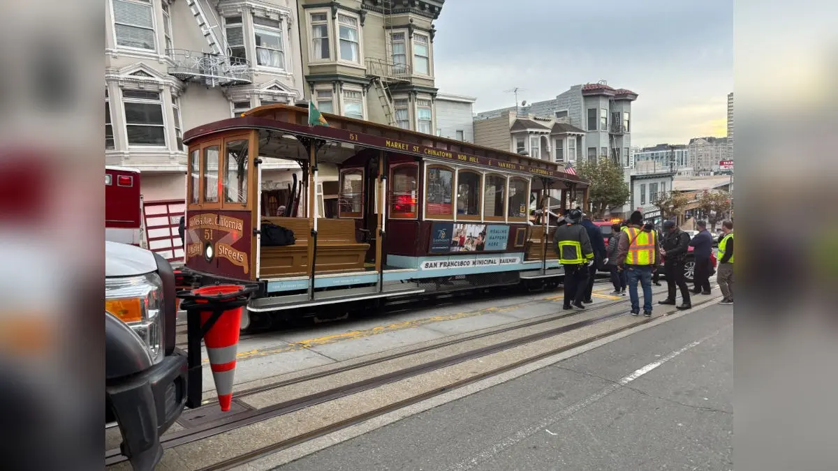 San Francisco Cable Car Stops Abruptly, Dozens Injured