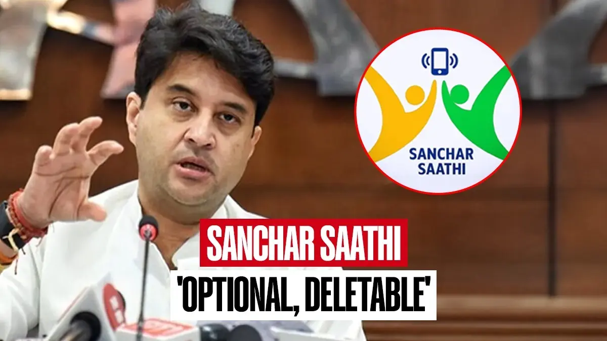‘Sanchar Saathi App Optional, Can Be Deleted Anytime’: Jyotiraditya Scindia Issues Clarification Amid Political Uproar ‘Sanchar Saathi App Optional, Can Be Deleted Anytime’: Jyotiraditya Scindia Issues Clarification Amid Political Uproar