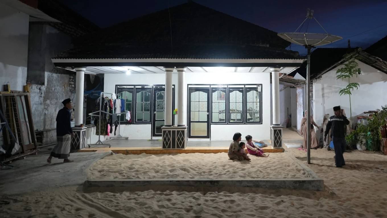 Sand village in Indonesia