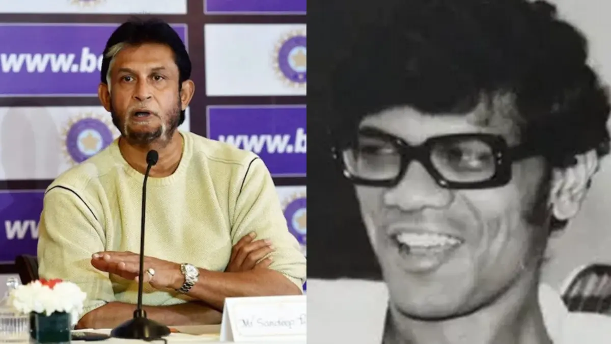 Sandeep Patil and the late Abdul Ismail