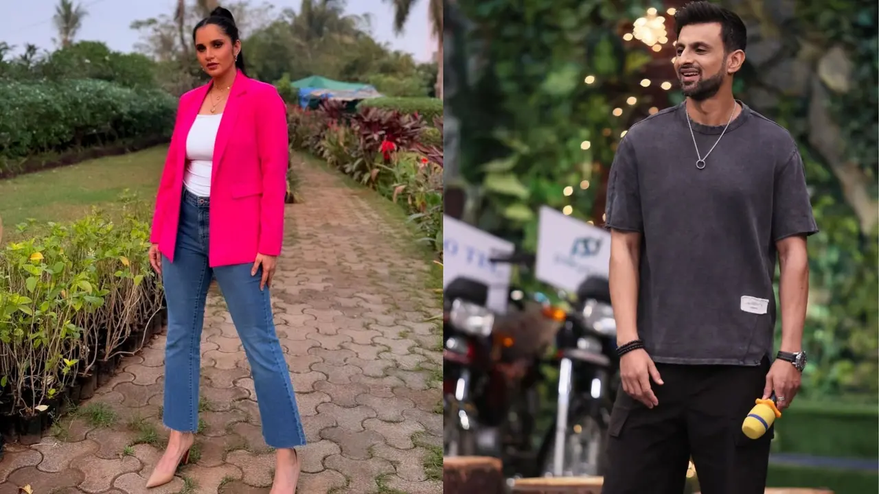 Sania Mirza Ex Husband Shoaib Malik date night with 3rd wife sana javed