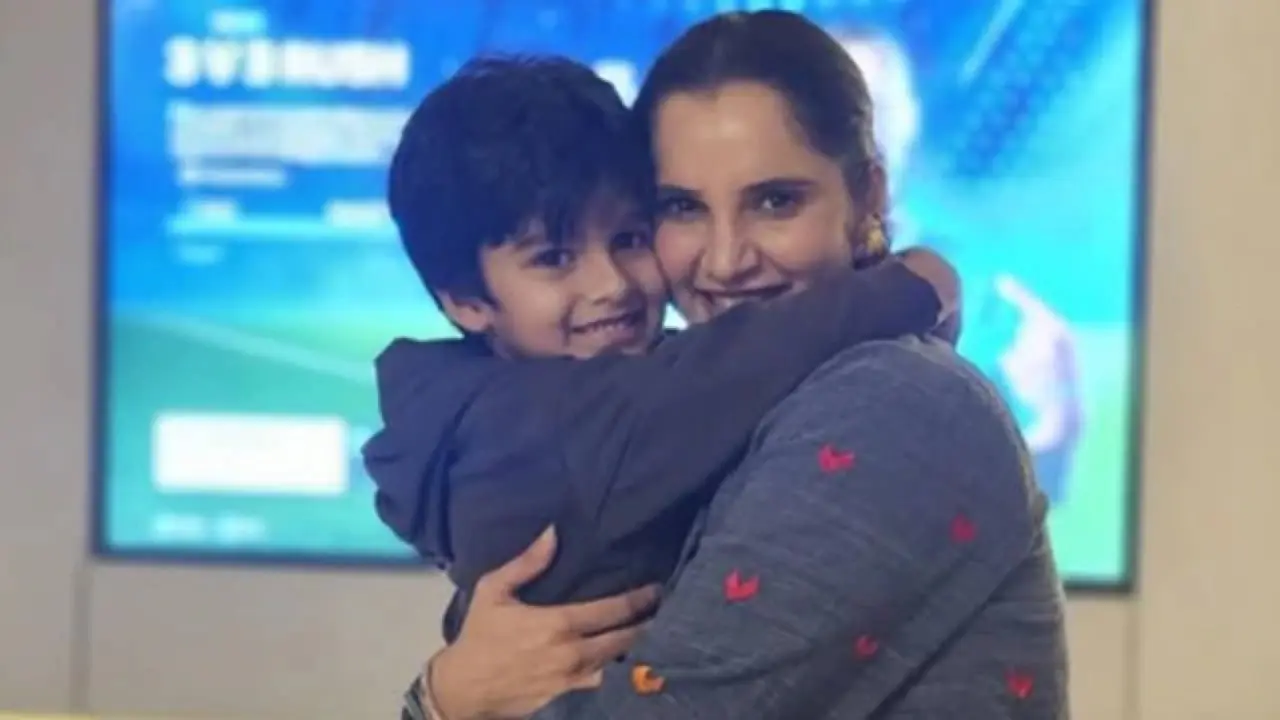Sania Mirza with son Izhaan