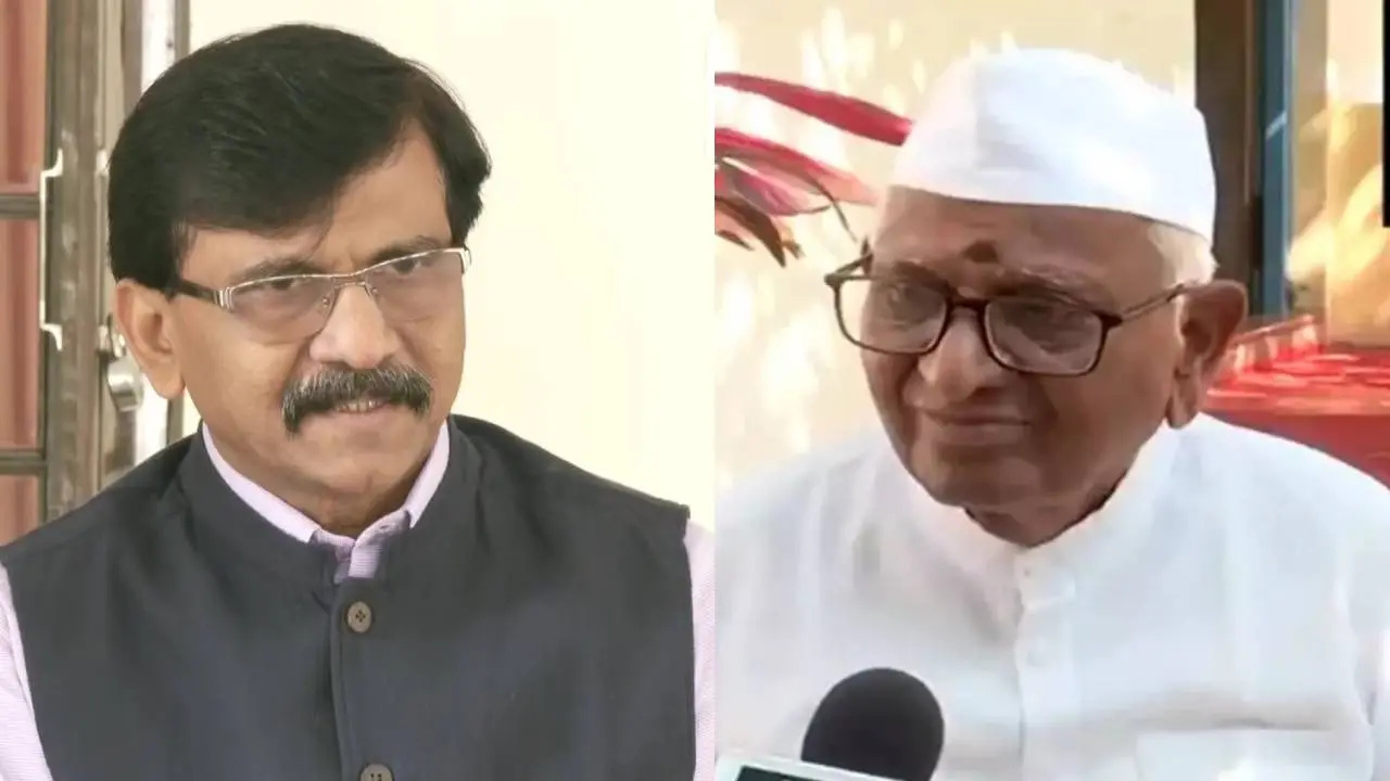 संजय राउत ने हजारे पर भाजपा के शासन में अनियमितताओं पर चुप्पी साधने का आरोप लगाया, अन्ना का पलटवार Sanjay Raut Vs Anna Hazare