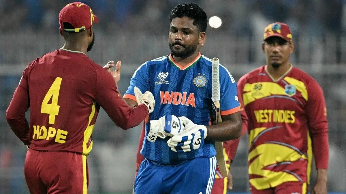 Rohit Sharma, Virat Kohli Mention by Sanju Samson Steals Show After India Beat West Indies to Make T20 WC Semi-Final Sanju Samson