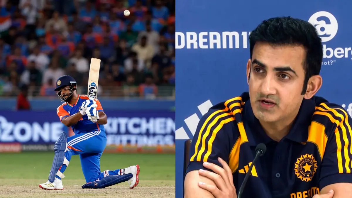 Sanju Samson and Gautam Gambhir