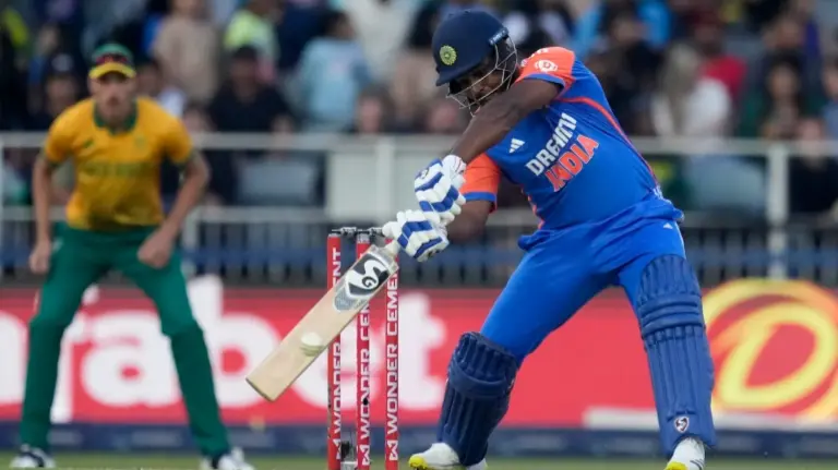 Sanju Samson during India's tour of South Africa