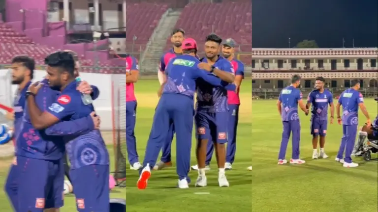 Days After Recovering From Finger Surgery, Rajasthan Royals Skipper Sanju Samson Joins Training Camp Ahead Of IPL 2025 Sanju Samson joins RR camp ahead of IPL 2025