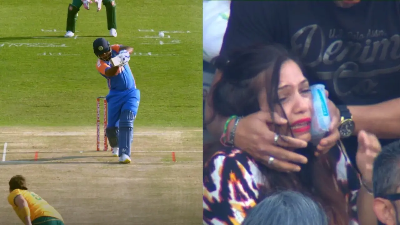 Sanju Samson's Massive Six Hits One Of The Spectators On Face, Wounded Fan Cries Inconsolably Sanju Samson's 6 Hits a Fan On The Face