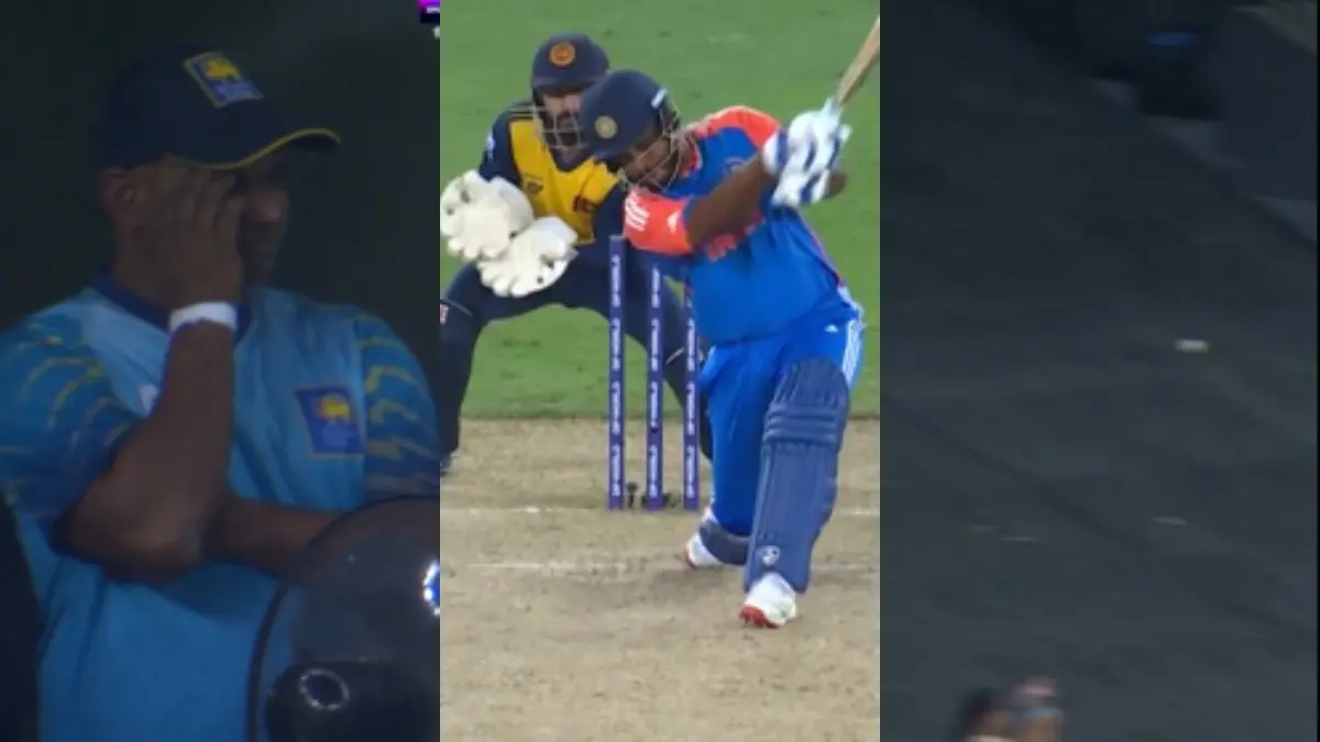 VIDEO | Sanath Jayasuriya's Heartbreaking Reaction to Sanju Samson's Monster Six During Ind-SL Super Four Asia Cup 2025 Match Goes Viral Sanju Samson, Sanath Jayasuriya